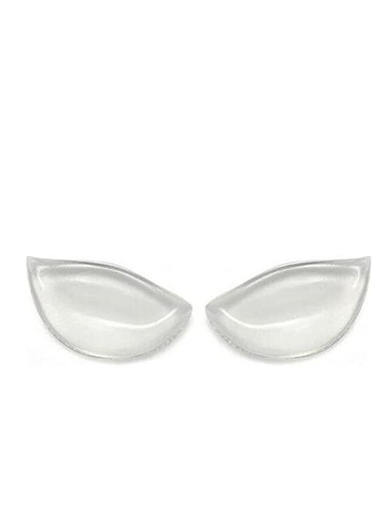 KASTWAVE 1Pair Womens Soft Silicone Bra Inserts Breathable Perforated Bra Swimwear Push up Booster Pads Enhancers Bra Insert Pad Booster Pads for Swimwear and Daily - Image 3