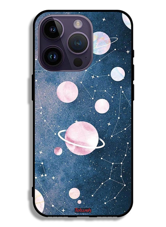 Tolwak Apple iPhone 14 Pro Protective Case Space Art - Image 2