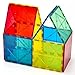 Gemmicc 12 PCS Large Magnetic TilesJumbo Magnet Base PlatesSTEM Magnetic Building Blocks for Kids Boys Girls - Image 2