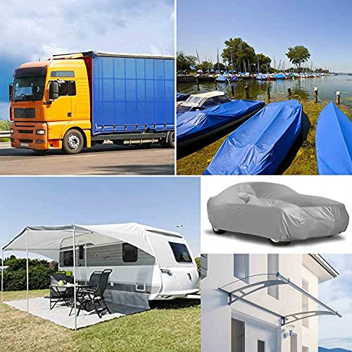 LANUCN Waterproof Tent Repair Kit - PVC Coated Surface and Ultrastrong Sticky Clear Tape, Fabric Repair for Canvas, RV Awning etc. - Image 5