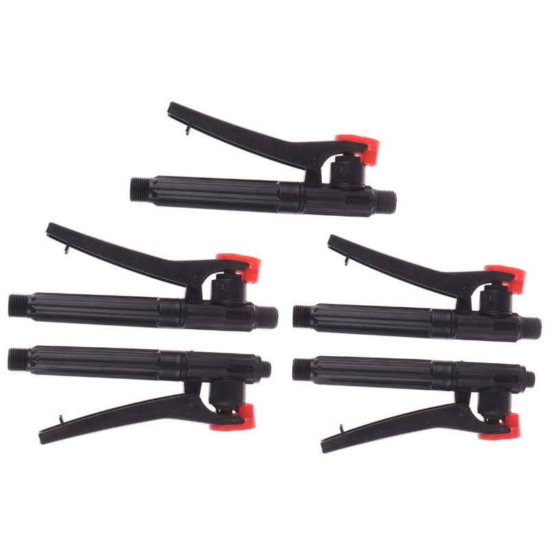 CosCosX 5 Packs Sprayer Handle Parts 17.5 mm Thread Handle for Sprayer, Agricultural Compression Sprayer Replacement Handle for Sprayer Wand Water Sprayer Wand Parts for Tank Garden Forestry Home - Image 1
