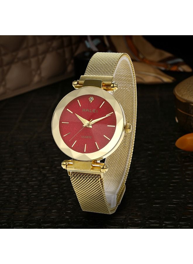 HALEI ساعة هايل هارلي 6010 كواتز خفيفة الفخامة للسيدات - Image 1