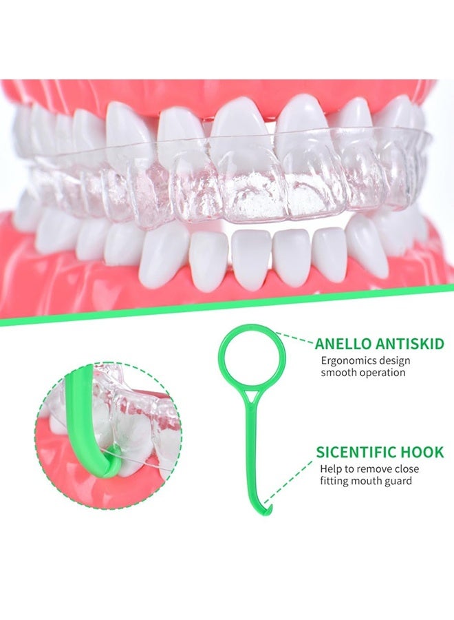 Depend Aligner Removal Tool, 10PCS 5 Colors Retainer Remover Tool, Clear Aligner Removal Tool For Invisalign Removable Retainers, Denture Braces Retainer Removal Pull Tool Kit, Bracket Remover For Braces - Image 4