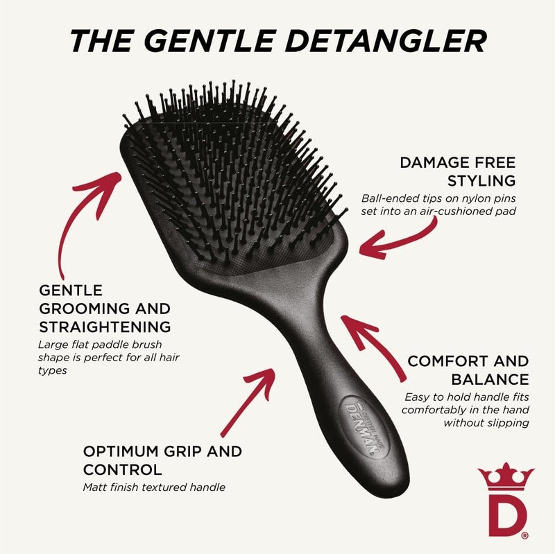 Denman D83 Large Paddle Hair Brush for Gentle Styling and Rapid Blow-Drying - Image 3