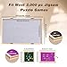 Becko US 2000 Pieces Jigsaw Puzzle Board Foldable Board with 8 Colored Sorting Trays Tilted Adjustable Angle Up to 30 Large Puzzle Pieces Storage with Protective Cover - Image 3