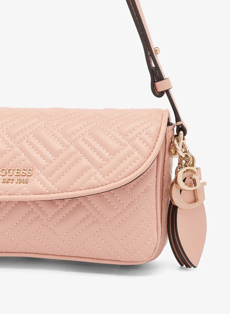 GUESS Sally Convertible Flap Over Crossbody Bag - Image 3