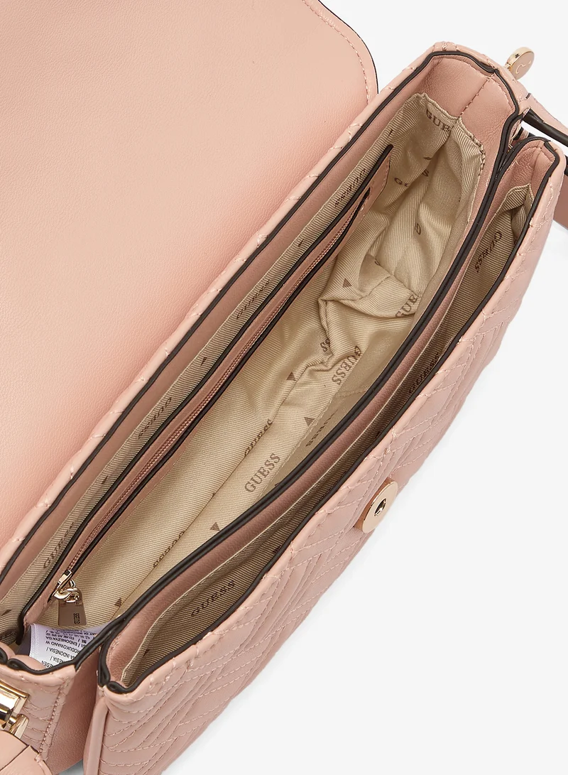 Guess  Sally Convertible Flap Over Crossbody Bag for Women | Best Price UAE