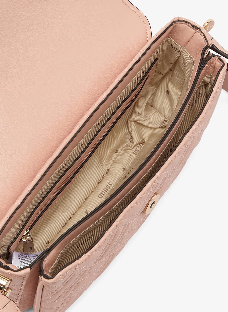 GUESS Sally Convertible Flap Over Crossbody Bag - Image 4