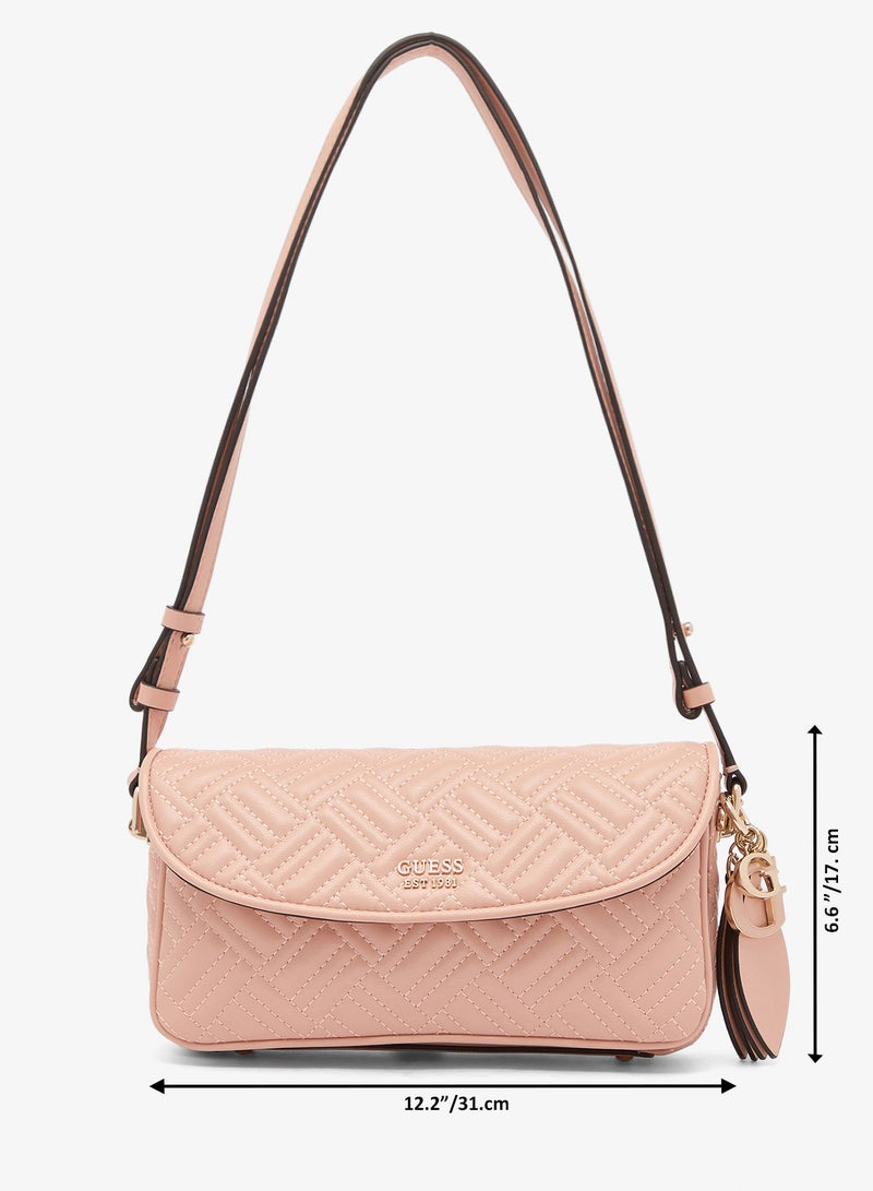 GUESS Sally Convertible Flap Over Crossbody Bag - Image 5