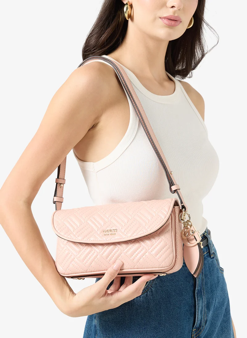Guess  Sally Convertible Flap Over Crossbody Bag for Women | Best Price UAE