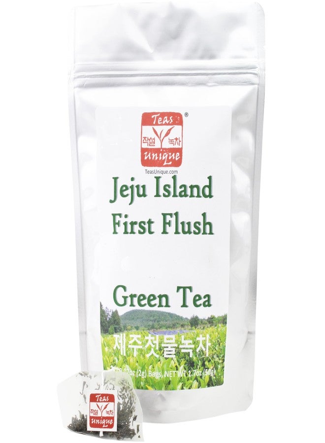 Teas Unique Korean Jeju Island First Flush Green Tea, 25 Tea Bags (50g) - Image 2