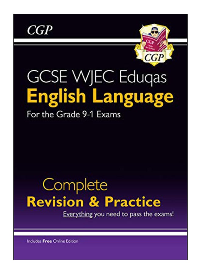 مراجعة شاملة وممارسة لمادة اللغة الإنجليزية GCSE للصف 9-1 من Wjec Eduqas الجديدة