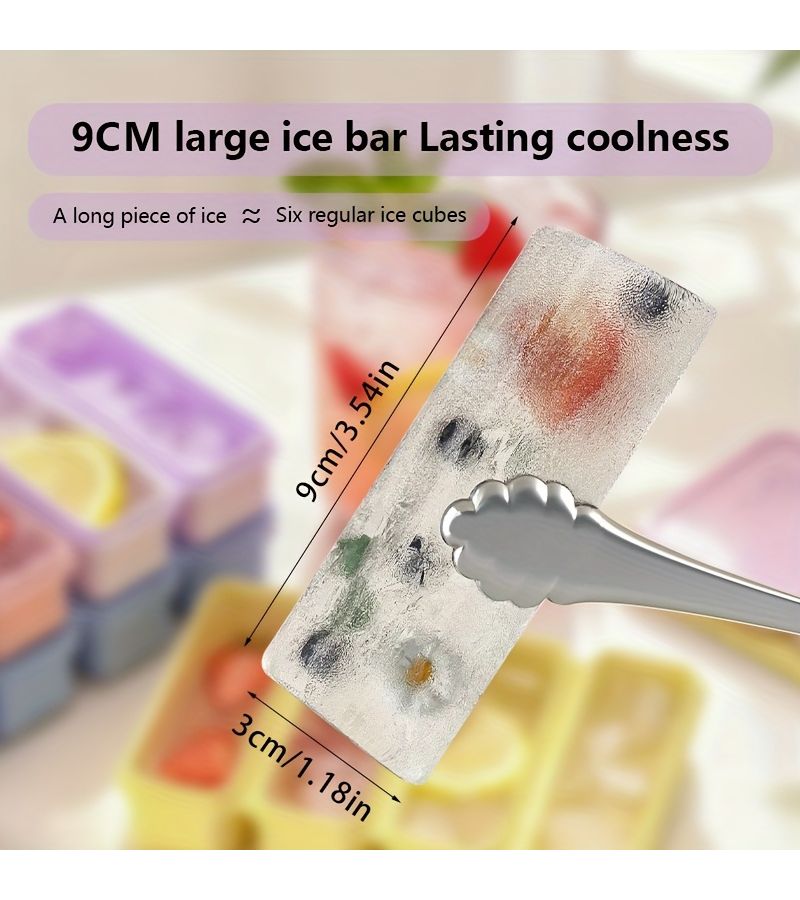 Pink 4 Compartment Popsicle Mold 100 Silicone Non Toxic Reusable Easy Clean - Image 4