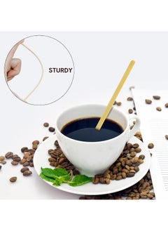 MOMENT 14 Cm Disposable Wooden Coffee Stirrers [400 Pack] Individually Wrapped Stir Sticks For Tea, Hot Chocolate And Craft Projects Swizzle Drink Sticks  - Image 3