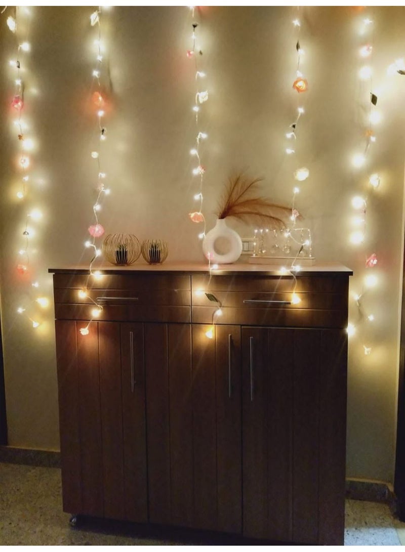Decorative LED Rose String Lights – Warm and Multicolor Lighting for Decoration and Parties - Image 5