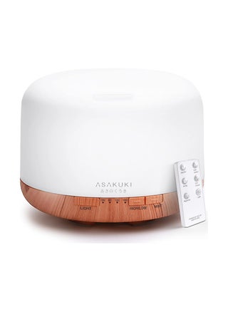 Premium, Essential Oil Diffuser with Remote Control, 5 in 1 Ultrasonic Aromatherapy Fragrant Oil Humidifier Vaporizer, Timer and Auto-Off Safety Switch, 500ml - pzsku/ZC3437EC9D9DFAA26F701Z/45/_/1728036553/b02ec27a-77ab-4f01-972d-2a1db5f7de5b