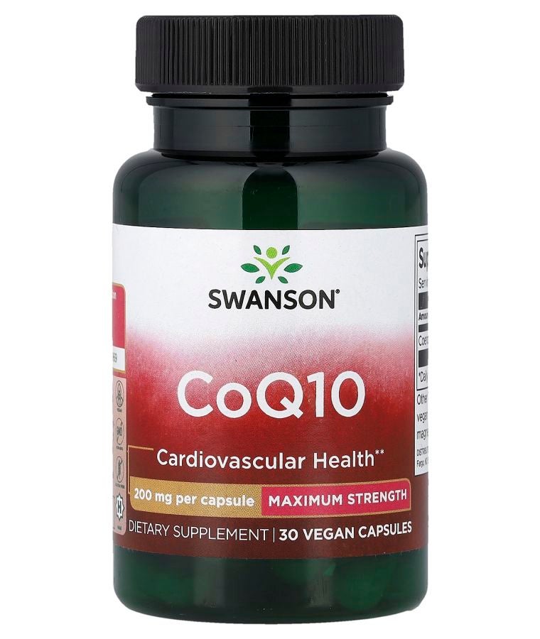 SWANSON CoQ10 200 mg 30 Vegan Capsules