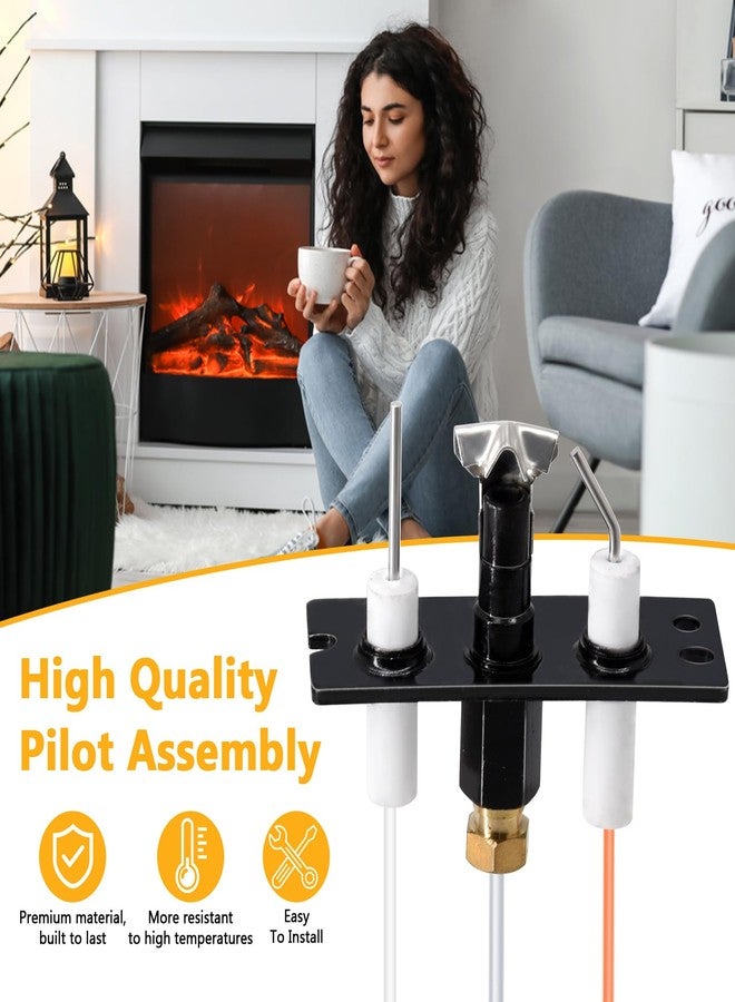 Criditpid مجموعة شعلة الغاز الطبيعي Criditpid 4021-422 IPI لقطع غيار مواقد الغاز Heat-N-Glo وHeatilator وQuadra-Fire، مجموعة شعلة غاز طبيعي بديلة لـ Heatilator ND3933I وND4236I وHeat N Glo SL-550TRS - Image 5