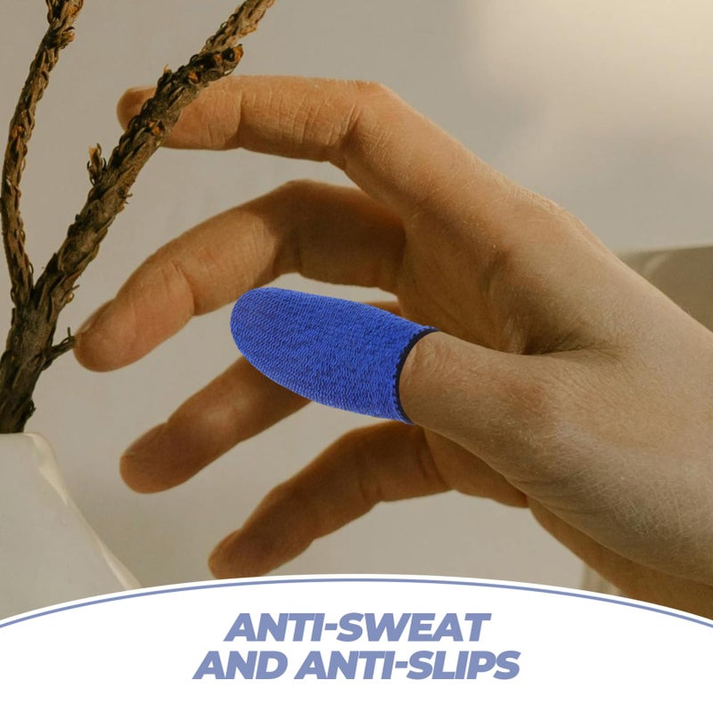 Breathable Finger Sleeves 30 Pairs Sweat Gaming Protectors For Mobile Devices - Image 4