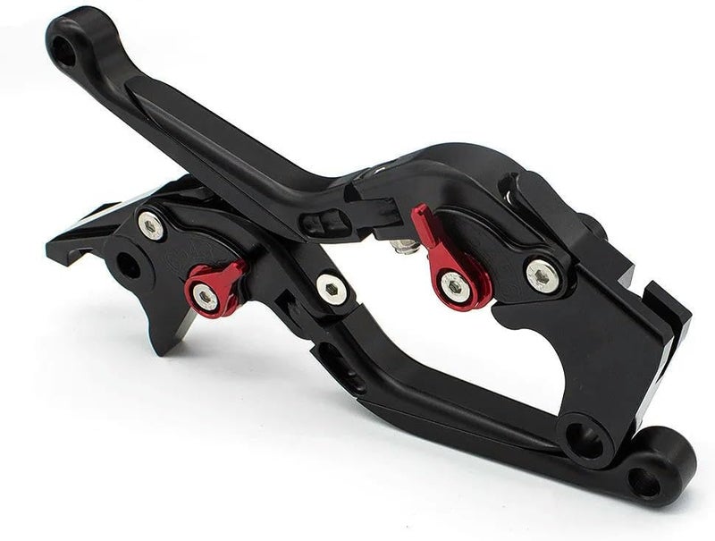 مناسب لـ ZX1400 ZX14R ZZR1400 2006 2007 2008 2009-2017 ذراع فرامل وقابض دراجة نارية قابل للطي والتمديد والتعديل - Image 4
