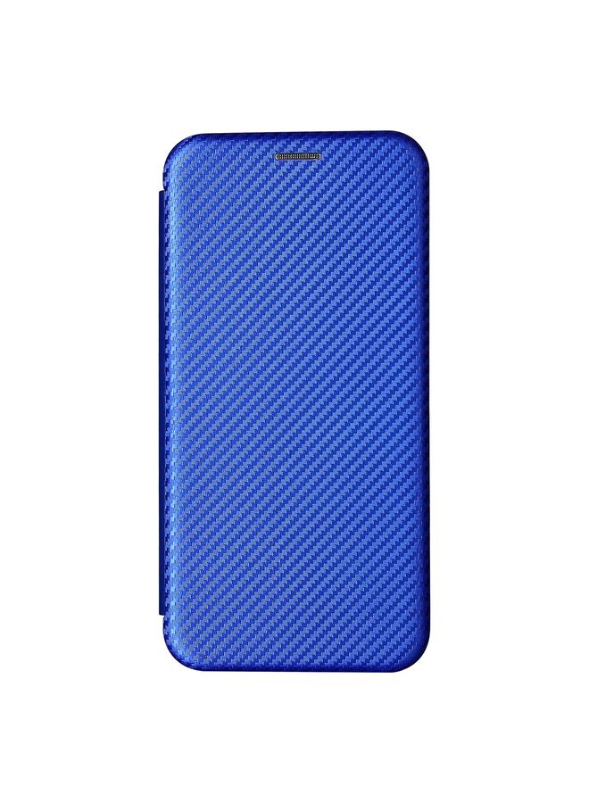 اس-توب جراب لهاتف OPPO Realme 8 / 8 Pro مصنوع من ألياف الكربون مع قلاب أفقي مصنوع من مادة TPU + PC + جلد PU مع فتحة للبطاقات - Image 2