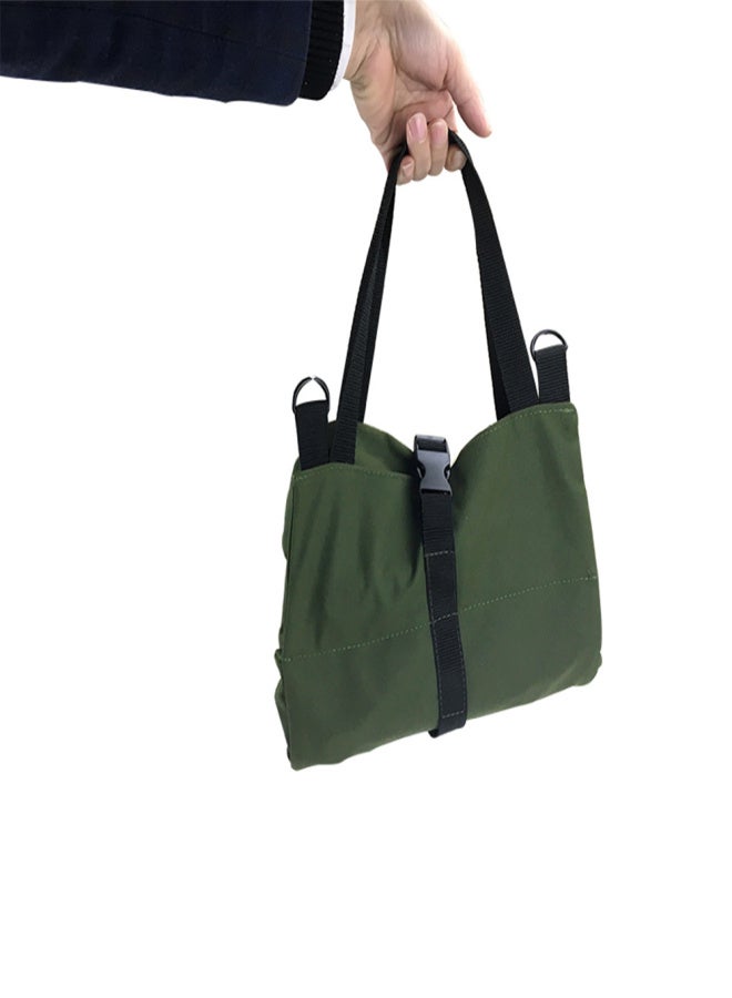 PENGGONG Tool Roll Up Bag Zippered Bag 5 Pockets Canvas Tool Organizer Portable Tool Roll-up Pouch Tool Bag Workbag Zipper Utility Tote - Image 5