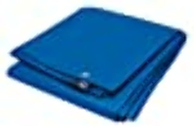 أداة الأداء W6011 غطاء قماش 12 × 16 قدم أزرق مقاوم للماء رائع لغطاء خيمة قماشية أو قارب أو RV أو بركة