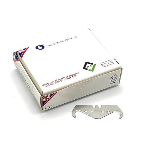 CCA Super Big Hook Trimming Blades x 100 for Roofing and flooring - Image 2