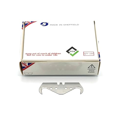 CCA Super Big Hook Trimming Blades x 100 for Roofing and flooring - Image 1