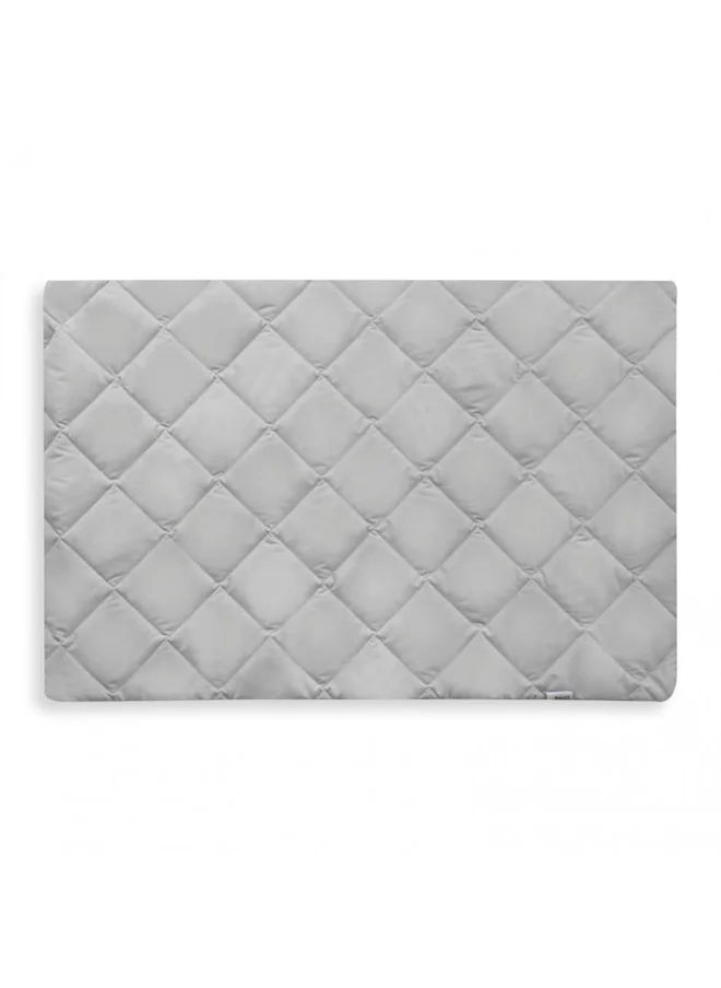 hauck Bed Me, Mattress Protector Sheet 80 X 50 Cm, With Elastic Corners, Soft Fitted Sheet For Travel Cot Mattress Grey