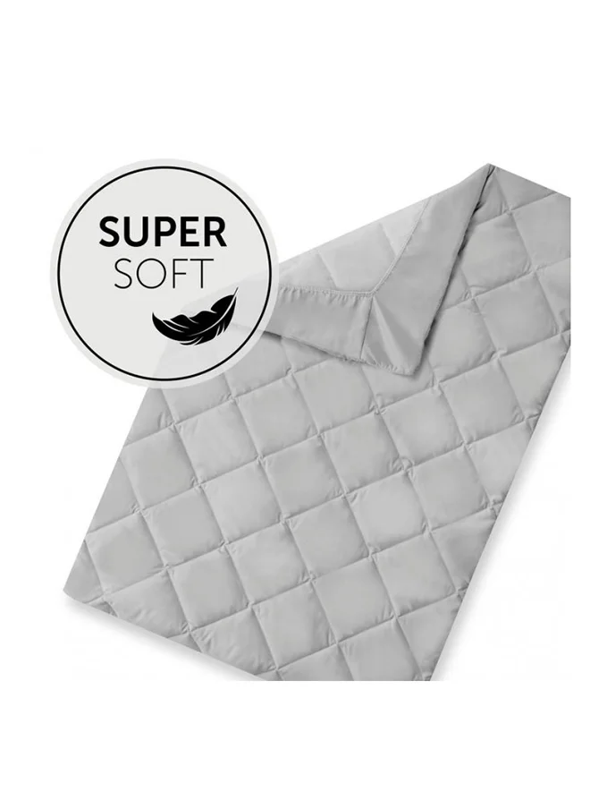 hauck Bed Me, Mattress Protector Sheet 80 X 50 Cm, With Elastic Corners, Soft Fitted Sheet For Travel Cot Mattress Grey