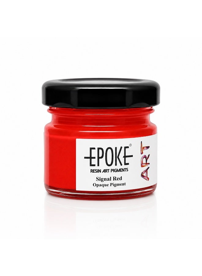 EPOKE Resin Pigment Signal Red (Opaque) - Mini Pigment Paste -25g For Resin Art - Image 1