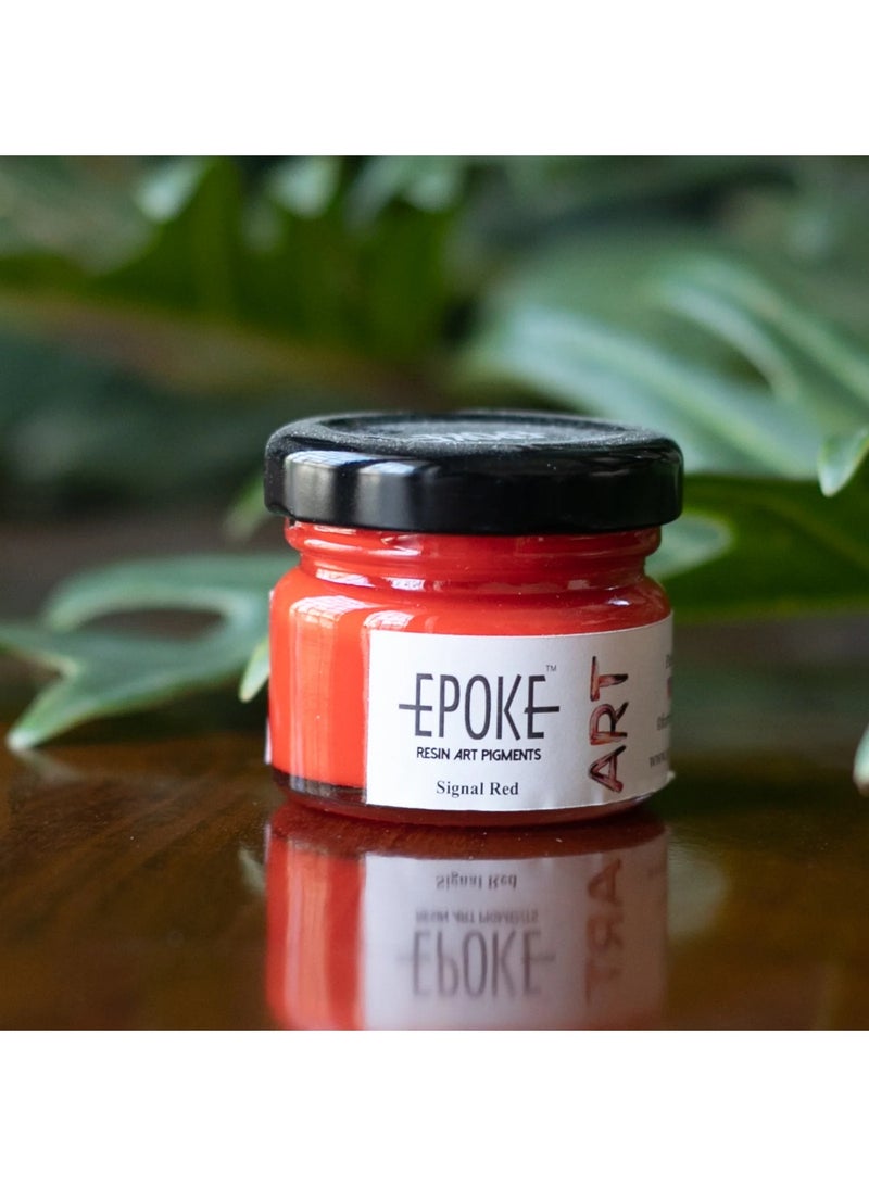 EPOKE Resin Pigment Signal Red (Opaque) - Mini Pigment Paste -25g For Resin Art - Image 2
