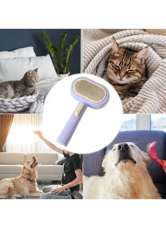Knox Powering Generations Pet Self-Cleaning Brush, Cat & Dog Brush for Grooming, Shedding & De-Matting | Removes Loose Fur, Tangles & Undercoat, Skin-Friendly Pet Hair Brush for Short & Long Haired Dogs & Cats  - Image 3