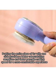 Knox Powering Generations Pet Self-Cleaning Brush, Cat & Dog Brush for Grooming, Shedding & De-Matting | Removes Loose Fur, Tangles & Undercoat, Skin-Friendly Pet Hair Brush for Short & Long Haired Dogs & Cats  - Image 4
