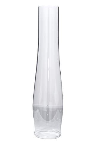 B&P Lamp® Supply 2 5/8 Inch by 12.5 Inch Twist-Lock Style Glass Lamp Chimney designed to fit Aladdin Style Lamps and Galleries - Image 2