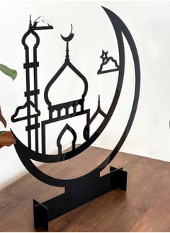 LOWHA Acrylic Decor Stand in the Shape of a Ramadan Crescent and Mosque  - Image 4