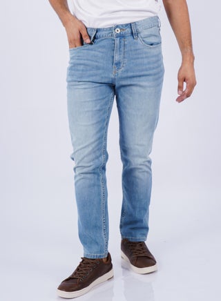 Men’s Dyed Ankle Length Casual Denim Pant in Blue - pzsku/ZC34419508E74CCFDC395Z/45/_/1701068696/1734f744-1513-4546-95e9-dd162e73859b