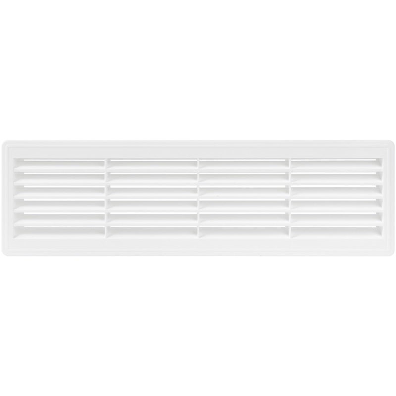 AWENTA 18" x 5" Inch Two Sided White Door Air Vent Cover - Door Vents for Interior Doors - Universal Furniture Ventilation Guard- Register for Bathroom, Bedroom, Garage, Kitchen, Furniture - Image 3