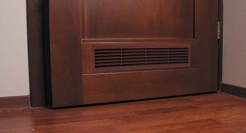 AWENTA 18" x 5" Inch Two Sided White Door Air Vent Cover - Door Vents for Interior Doors - Universal Furniture Ventilation Guard- Register for Bathroom, Bedroom, Garage, Kitchen, Furniture - Image 2