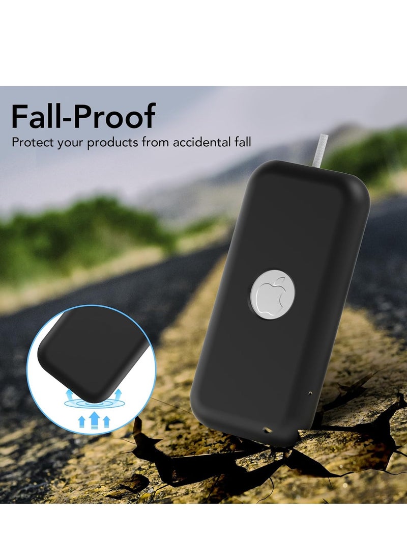 Vision Pro Battery Case, Silicone VR Vision Pro Battery Protective Case Cover,Anti-Scratch,Fall-Proof and Soft Case for Vision Pro Battery Accessories(Black) - Image 4