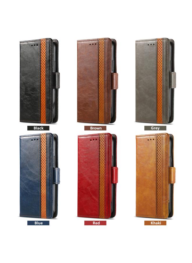 erorex Case For Xiaomi Redmi Note 14 Pro+ 5G CaseNeo Splicing Dual Magnetic Buckle Leather Phone Case - Image 5