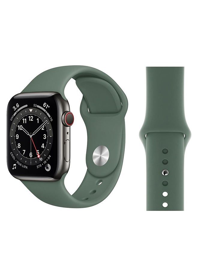 فيسوس شريط استبدال لسلسلة Apple Watch 6/SE/5/4/3/2/1 Pine Green