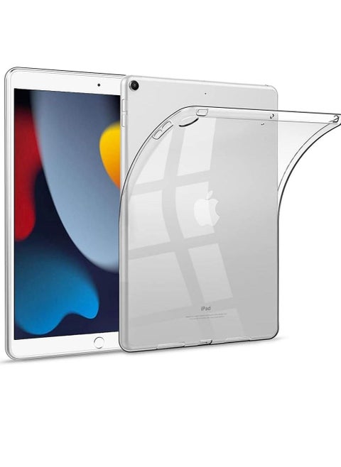 Clear Case for iPad 10.2" 9th Generation 2021 / iPad 8th Generation 2020/ 7th Generation iPad 10.2" 2019, Slim Soft Lightweight TPU Back Cover for iPad 9/8/7 10.2 inch