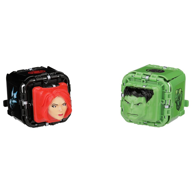 EOLO Battle Cubes - 2-Pack Marvel Avengers, Hulk VS Black Widow, Unleash Power, Launch Attack, 2 Cubes & 6 Tokens, RPS Auto-Battle System, Battle Cube APP, Collectible Pocket-Sized Game, Ages 5+ - Image 5