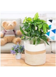 Y&D Multi-Functional Cotton Rope Woven Storage Basket 20*20cm  - Image 3