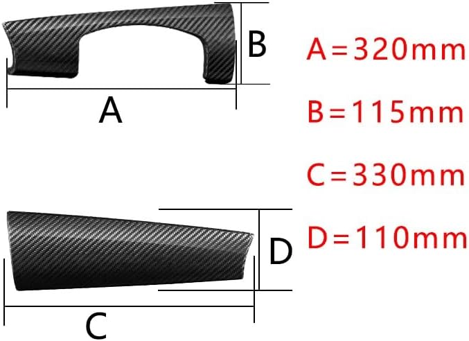 Wivplex Carbon Fiber Dashboard Vent Trim for BMW MINI - Image 2