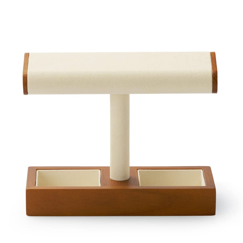 Oirlv Solid Wood Watch Display Stand Tbar Watch Stand for Men and Women Jewelry Accessory Organizer for Store and HomeSM19101 - Image 2
