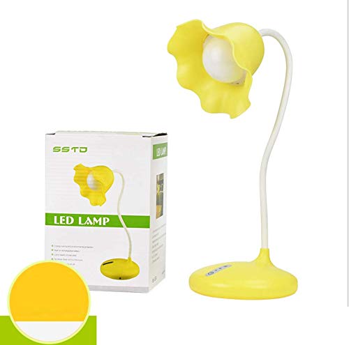 Maharsh Simple Cartoon Trumpet LED Table lamp USB Power Supply ThreeSpeed Touch dimming Study Book Light - Image 5