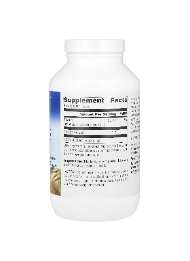 PLANETARY HERBALS Planetary Herbals, Full Spectrum™ Nopal Cactus, 1,000 mg, 240 Tablets  - Image 2